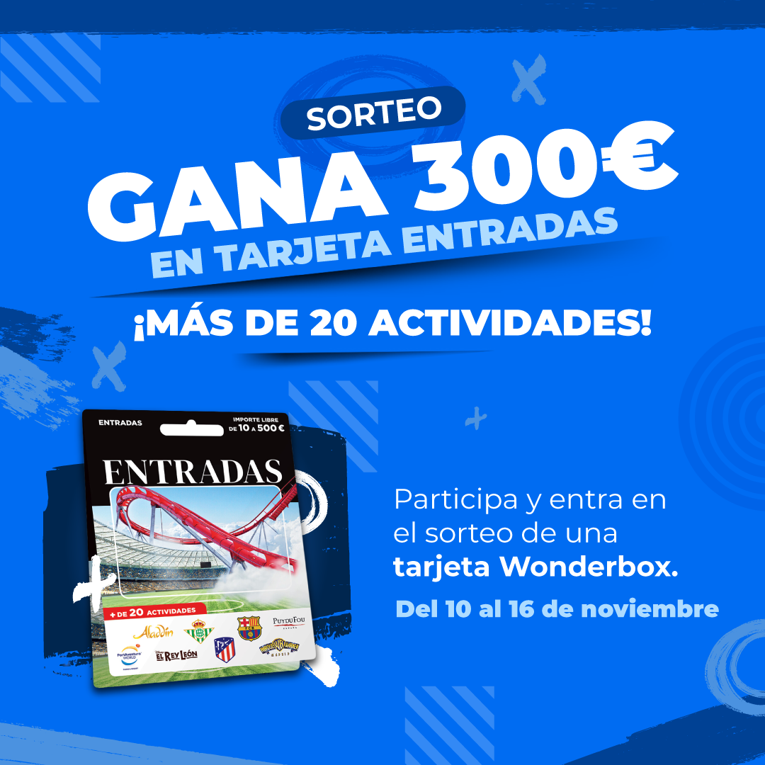 Campaña gana una tarjeta Wonderbox
