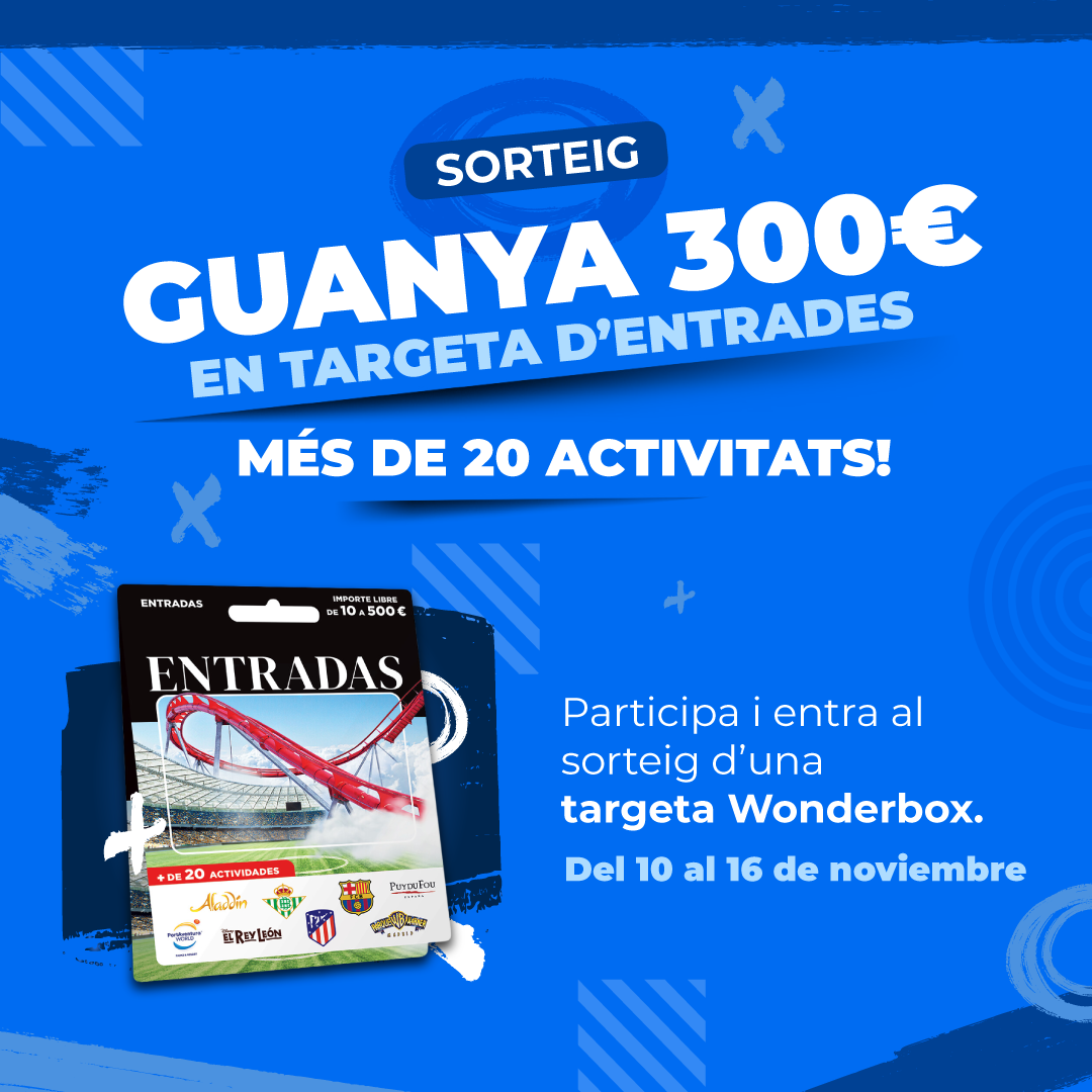 Campaña gana una tarjeta Wonderbox